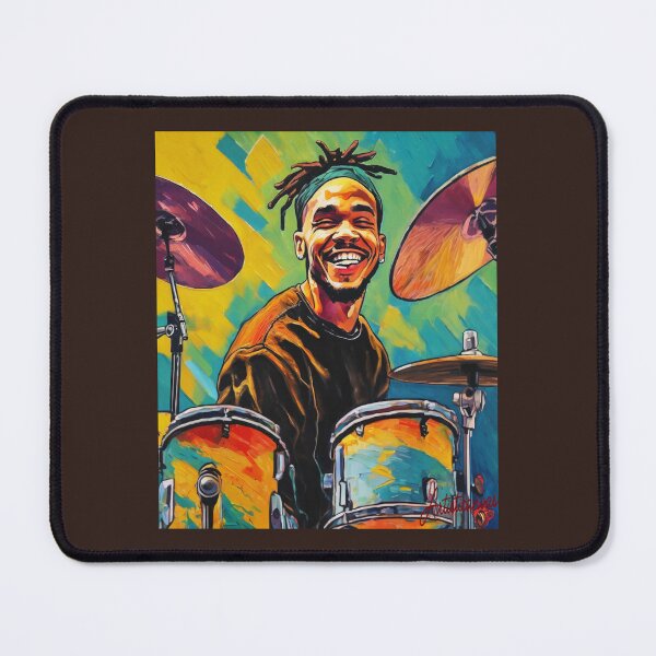 Item preview, Smiling Rhythm Behind the Drums designed and sold by Artisticanvas.