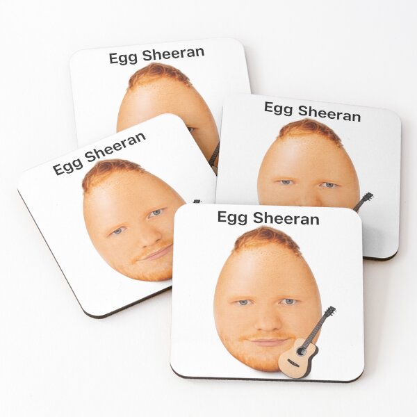 Item preview, Egg Sheeran | Funny Egg Music Pun Illustration | Cute Food Humor Art designed and sold by flowerpower999.