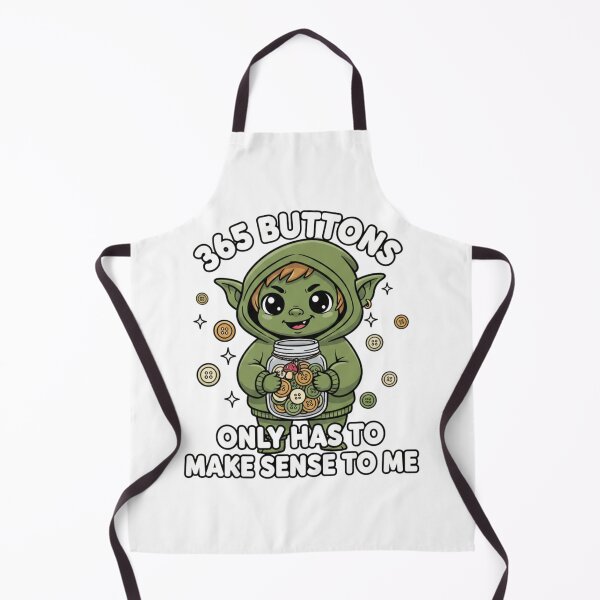 Item preview, 365 Buttons Cute Goblin Meme designed and sold by Goblin And Company.
