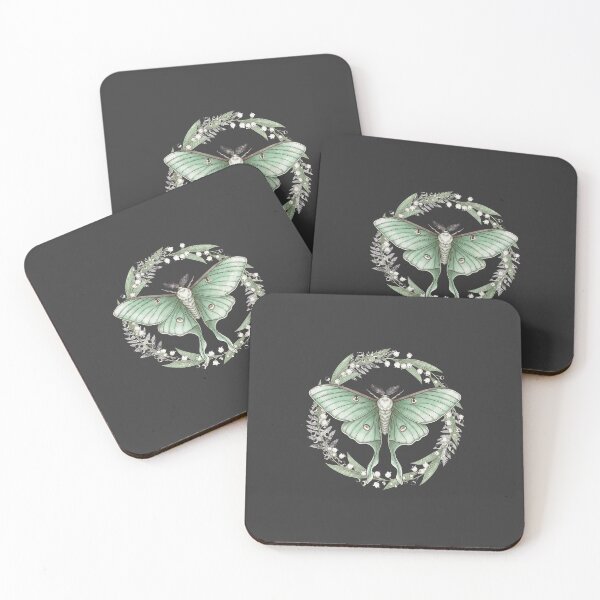 Item preview, Vintage Aesthetic Luna Moth Botanical Wildflower T-Shirt designed and sold by HMUQ_VIBE.