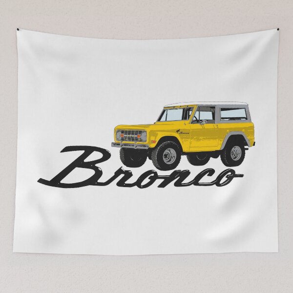 Item preview, Ford Bronco - vintage yellow designed and sold by Groenendijk.