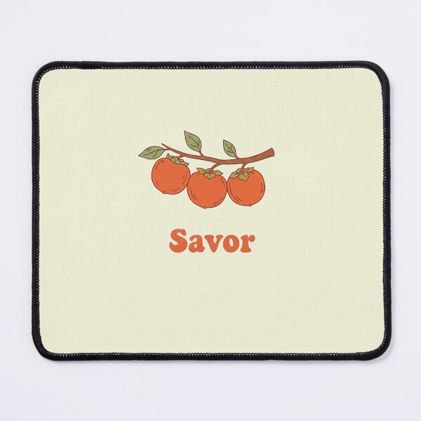 Item preview, Retro Persimmon Fruit Aesthetic Savor Positivity designed and sold by HMUQ_VIBE.