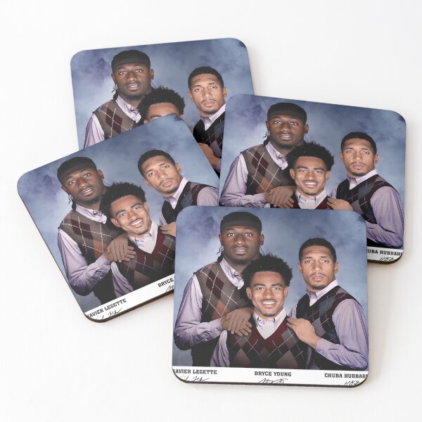 Item preview, Bryce Young Xavier Legette Chuba Hubbard Football designed and sold by srinibas.