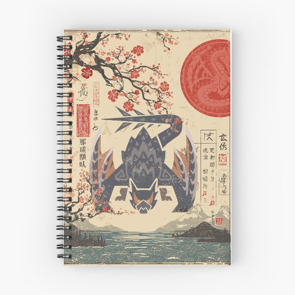 Item preview, Nargacuga - Monster Hunter World Inspired Art designed and sold by TivaRedLabs.