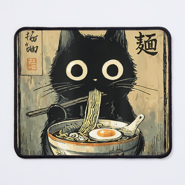 Item preview, Kawaii Ramen Cat Japanese Noodles designed and sold by Sounds8342.