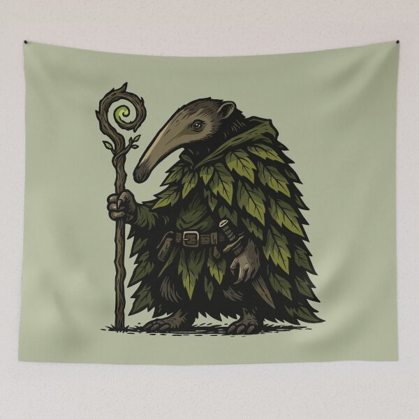 Item preview, Druid Anteater designed and sold by Ghost on Toast.