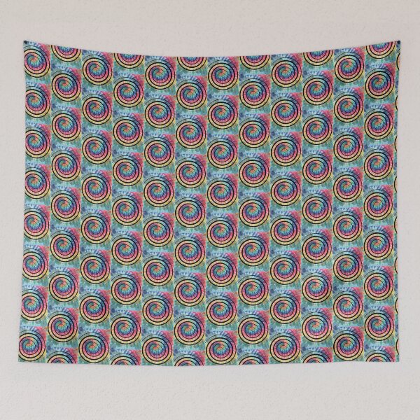 Item preview, Multi colour Spiral pattern designed and sold by AndrewJM4.