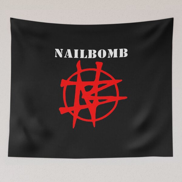 Item preview, nailbomb band logo classic designed and sold by AlbinoSeau12.