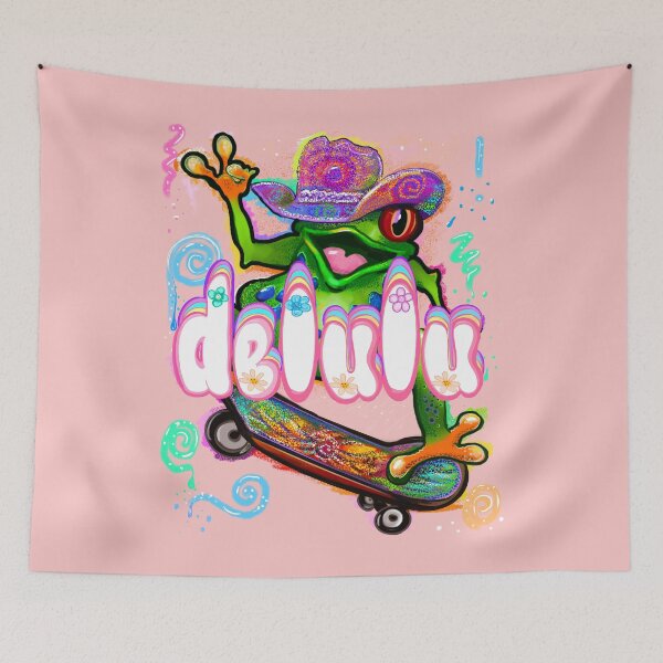 Item preview, Delulu Frog sarcastic funny humor designed and sold by Artonmytee.