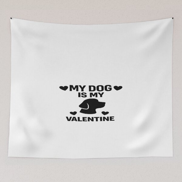Item preview, My Dog Is My Valentine – Cute Dog Lover Valentine’s Day Design designed and sold by StyleLap.