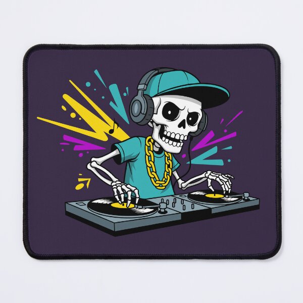 Item preview, DJ Skull Street Style Graffiti Colorful Design designed and sold by Junasaji.