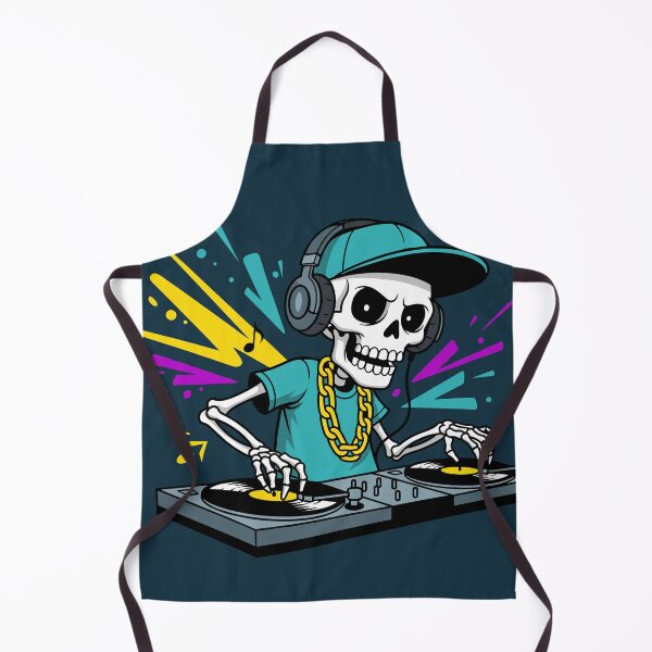 Item preview, DJ Skull Street Style Graffiti Colorful Design designed and sold by Junasaji.