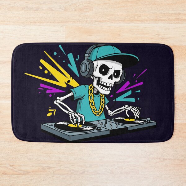 Item preview, DJ Skull Street Style Graffiti Colorful Design designed and sold by Junasaji.