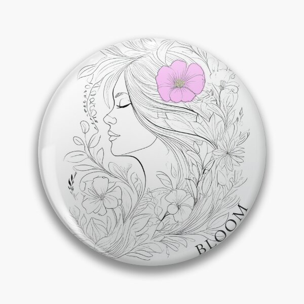 Item preview, A delicate woman who blossoms designed and sold by studio468.
