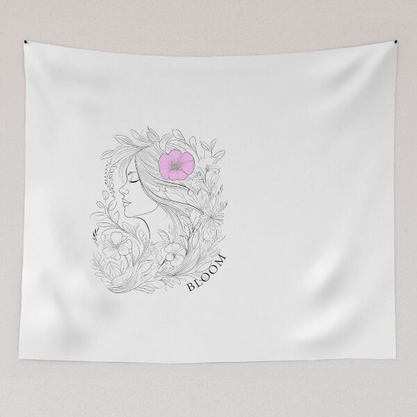 Item preview, A delicate woman who blossoms designed and sold by studio468.
