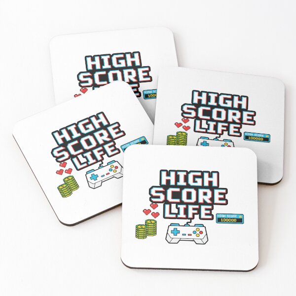 Item preview, High Score Life T-Shirt – Retro Gamer Shirt for Streamers & Video Game Fans designed and sold by Muzgle.