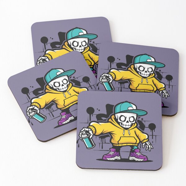 Item preview, Cool Skeleton Design, SkullGraffiti Street Art designed and sold by Junasaji.