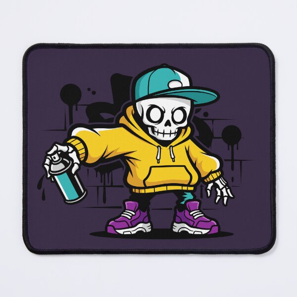 Item preview, Cool Skeleton Design, SkullGraffiti Street Art designed and sold by Junasaji.