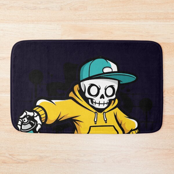 Item preview, Cool Skeleton Design, SkullGraffiti Street Art designed and sold by Junasaji.