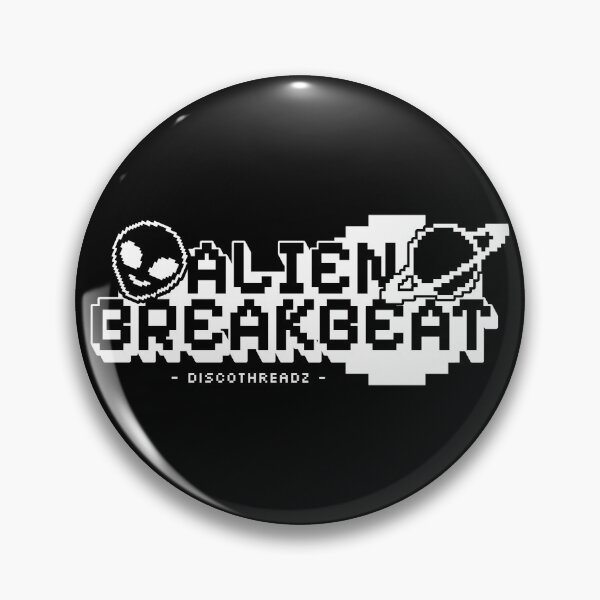 Item preview, BREAKBEAT  - Alien Breaks (White)  designed and sold by Discothreadz.