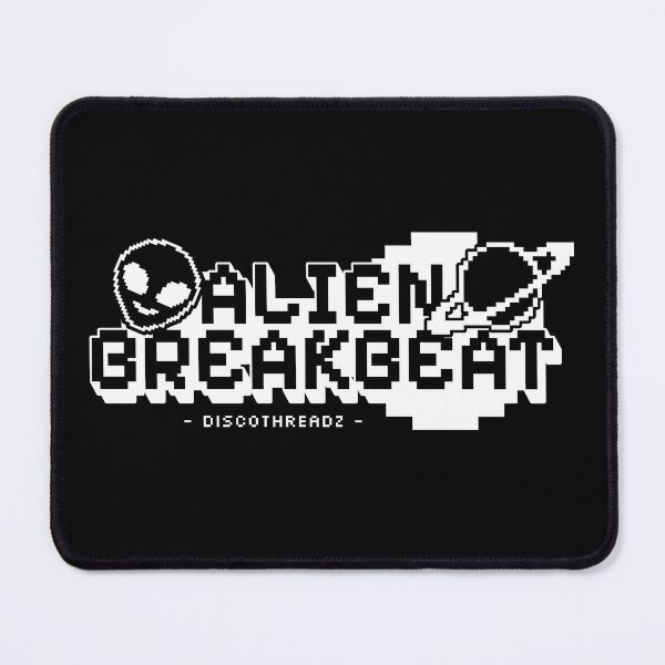 Item preview, BREAKBEAT  - Alien Breaks (White)  designed and sold by Discothreadz.