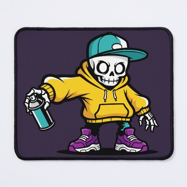 Item preview, Skeleton Cool Design, Skull Graffiti Street Art designed and sold by Junasaji.
