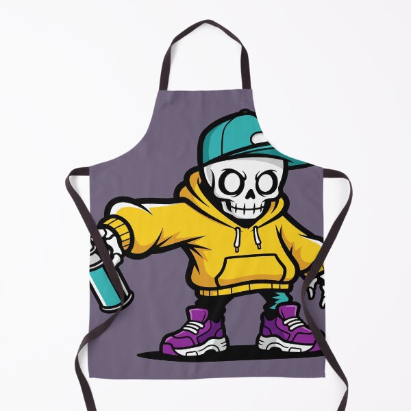 Item preview, Skeleton Cool Design, Skull Graffiti Street Art designed and sold by Junasaji.
