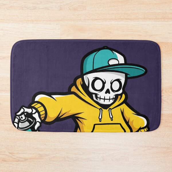 Item preview, Skeleton Cool Design, Skull Graffiti Street Art designed and sold by Junasaji.