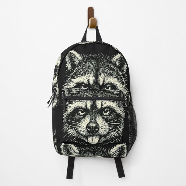 Item preview, Raccoon Sticking Tongue Out In Playful attitude Animal Meme designed and sold by erozzz.