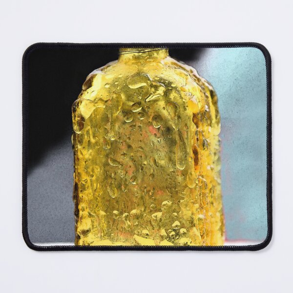 Item preview, A wet yellow glass jar - edited  designed and sold by OzzyluArt.