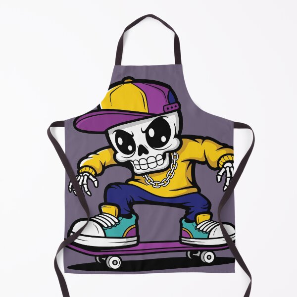 Item preview, Skeleton Skateboard Design, Skull Graffiti Street Art designed and sold by Junasaji.