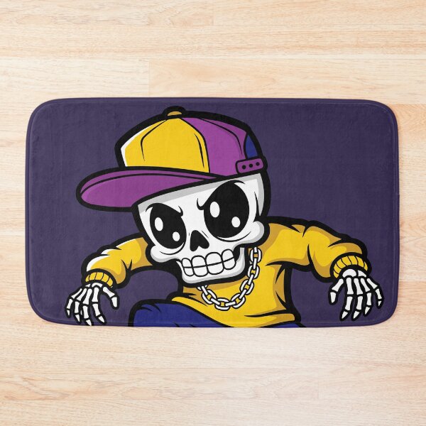 Item preview, Skeleton Skateboard Design, Skull Graffiti Street Art designed and sold by Junasaji.