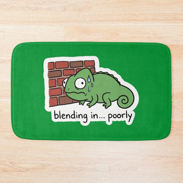 Item preview, Blending In Poorly Anxious Chameleon designed and sold by simonbluevski.
