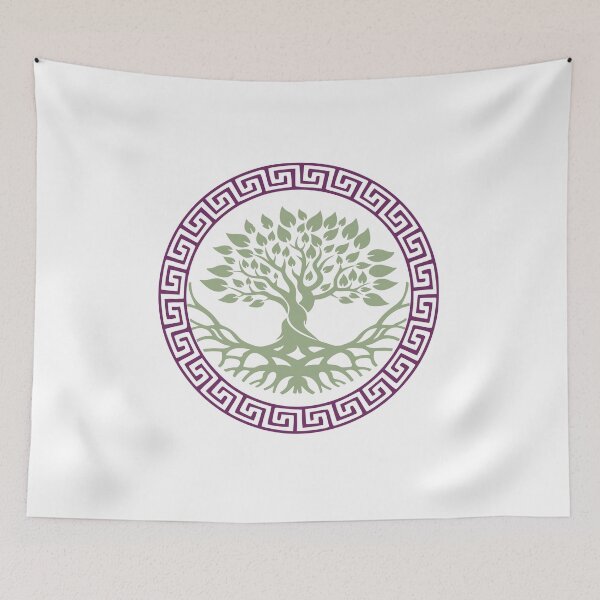 Item preview,  Green Tree of Life with ruind arount it  designed and sold by FreeFlowSpeaks.