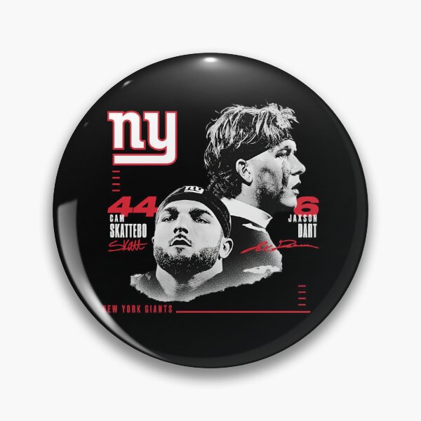Item preview, Cam Skattebo Jaxson Dart New York Giants  designed and sold by JacquelinePerki.