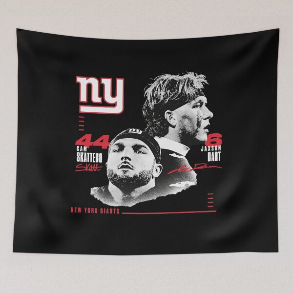 Item preview, Cam Skattebo Jaxson Dart New York Giants  designed and sold by JacquelinePerki.