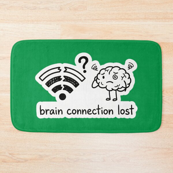 Item preview, Brain Connection Lost WiFi Error ADHD designed and sold by simonbluevski.