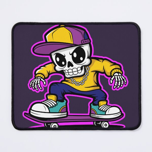 Item preview, Skeleton Skateboard Design, Skull Graffiti Art designed and sold by Junasaji.