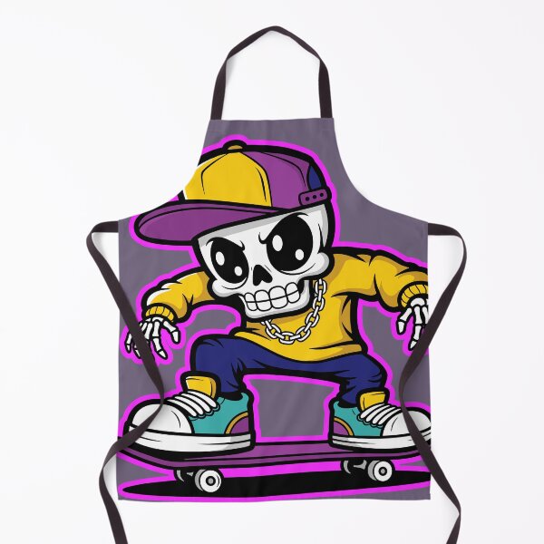 Item preview, Skeleton Skateboard Design, Skull Graffiti Art designed and sold by Junasaji.