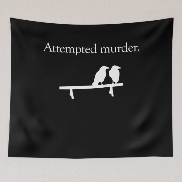 Item preview, Attempted Murder (White Design) designed and sold by Sudrajat-Shop.