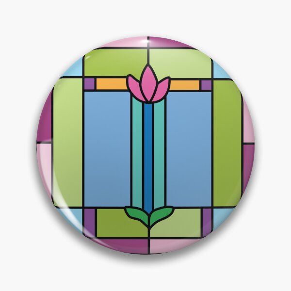 Artikelvorschau, Brights Craftsman Tulpen-Buntglas entworfen und verkauft von Digitalmyth's Designs.