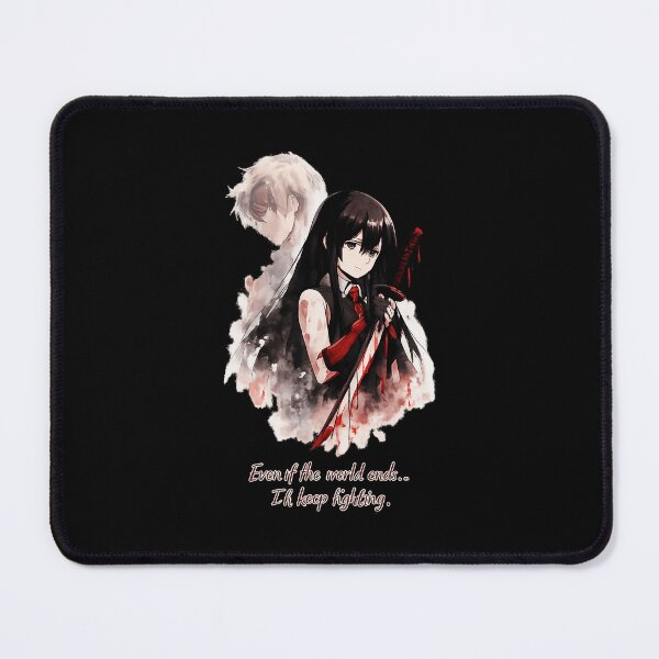 Item preview, Even If The World Ends I’ll Keep Fighting - Akame  designed and sold by Juliettaexton.