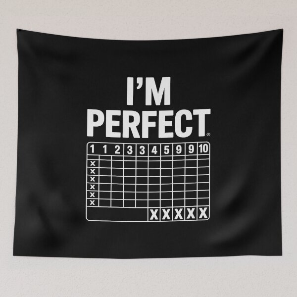 Item preview, Bowling I'm Perfect 300 Game Bowler designed and sold by KristieRamsey.