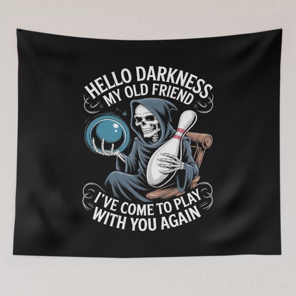 Item preview, Bowling Hello Darkness My Old Friend Play With You designed and sold by KristieRamsey.