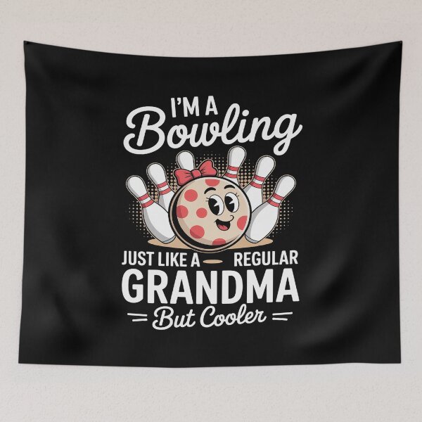 Item preview, Bowling Grandma Novelty For Bowling Family designed and sold by KristieRamsey.