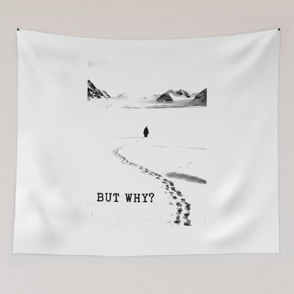 Item preview, nihilist penguin but why designed and sold by delllsdesigns.