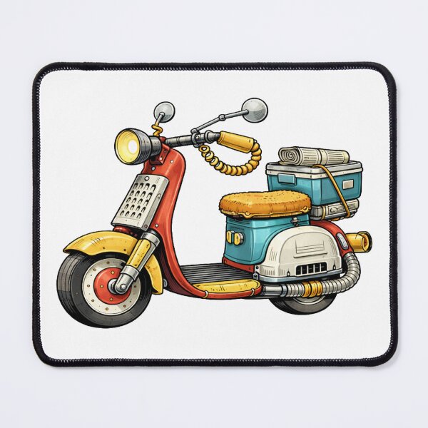 Item preview, Whimsical Scooter Made from Repurposed Household Items designed and sold by octozap.