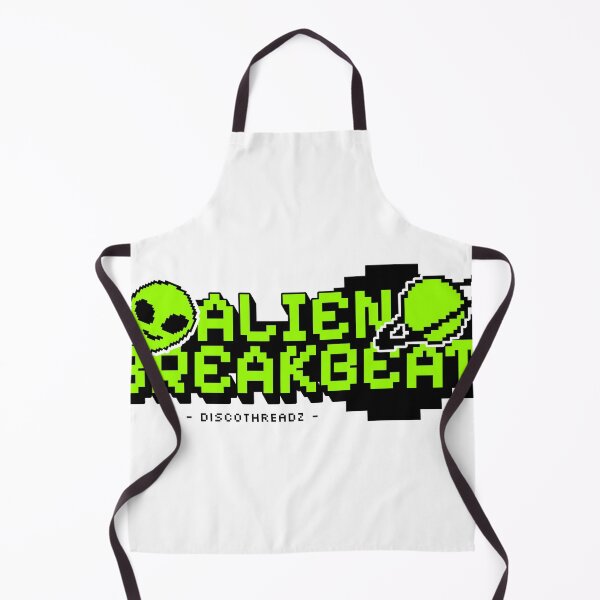 Item preview, BREAKBEAT  - Alien Breaks (Black)  designed and sold by Discothreadz.