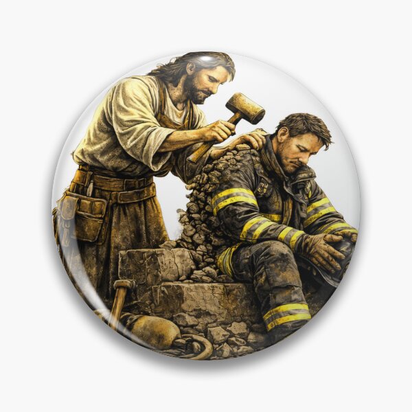 Item preview, Creator Working on a Faithful Fireman designed and sold by Alpha Omega Shop.