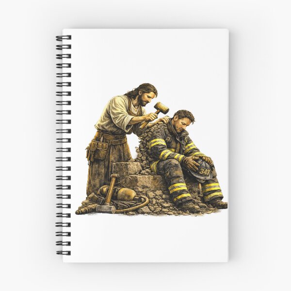 Item preview, Creator Working on a Faithful Fireman designed and sold by Alpha Omega Shop.